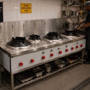Five Burner Chinese Range