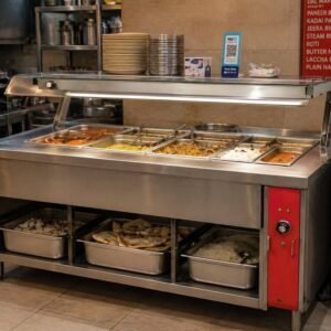 Hot Bain Marie Tray Rest Rail